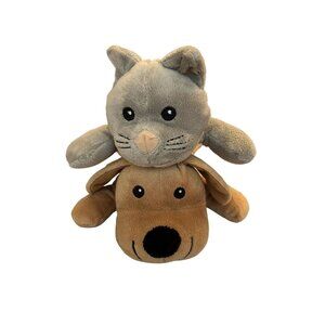 Melissa & Doug Cat & Dog Plush Stuffed Animal Set 9" Soft Cuddly Toys